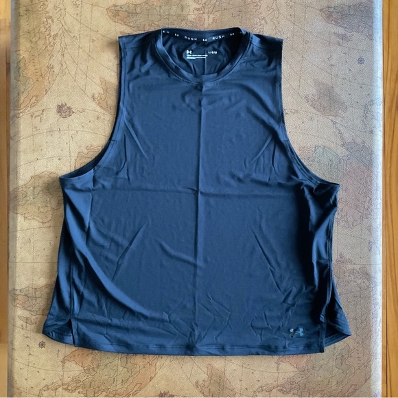 Under Armour RUSH Women's Black tank - Picture 2 of 7
